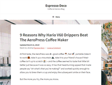 Tablet Screenshot of espressodeco.com